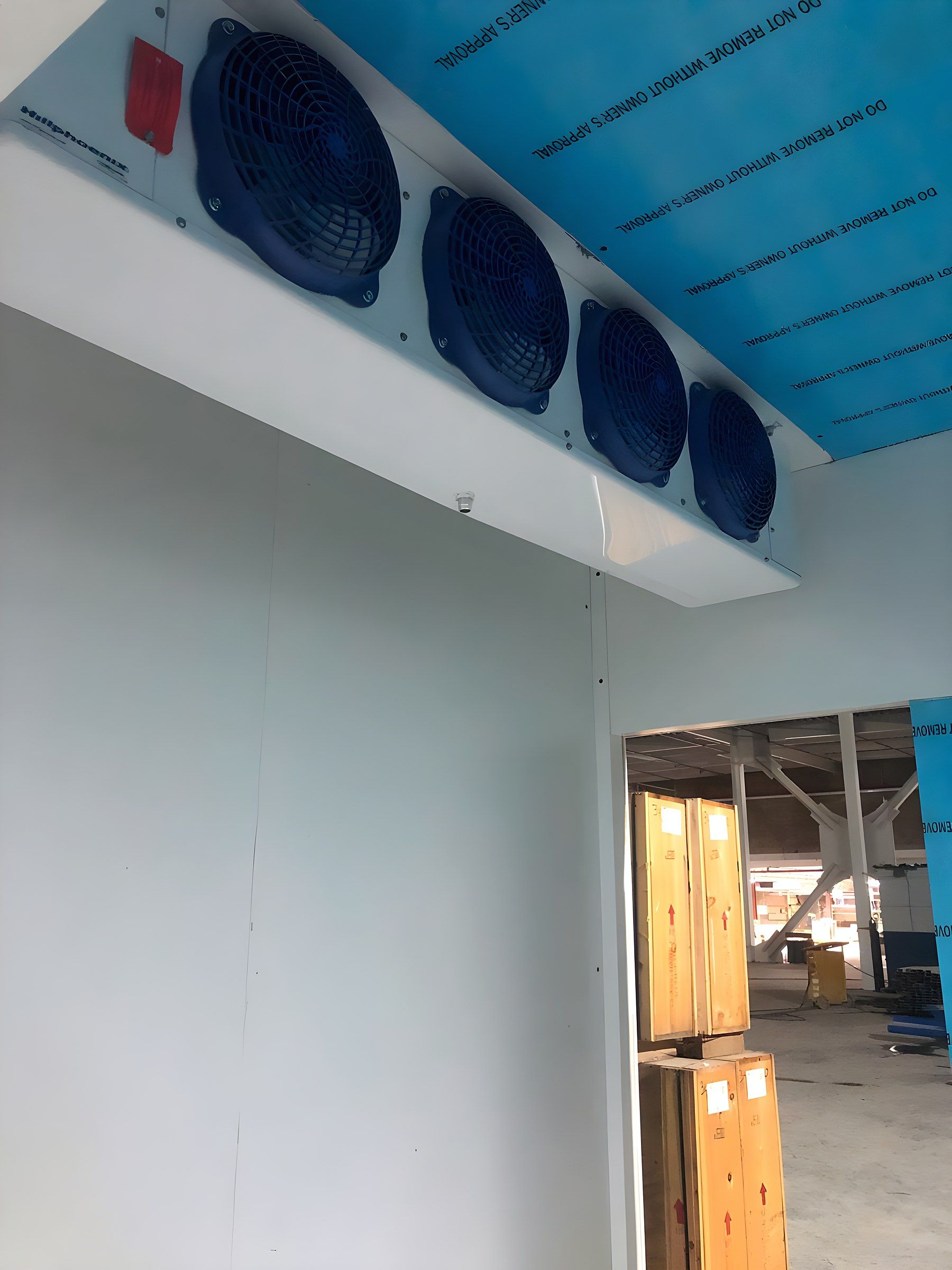 Evaporador de cuatro ventiladores